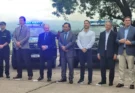 El gobernador encabezó la entrega de 13 camionetas para reforzar el patrullaje