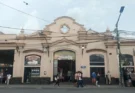 El Mercado San Miguel por obras, quedó bloqueado el ingreso por av. San Martín