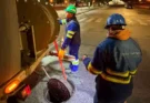 El plan preventivo de limpieza de redes cloacales continúa en la ciudad