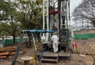 Mejoras en la zona oeste: Aguas del Norte avanza con la perforación de 220 metros en Plaza España